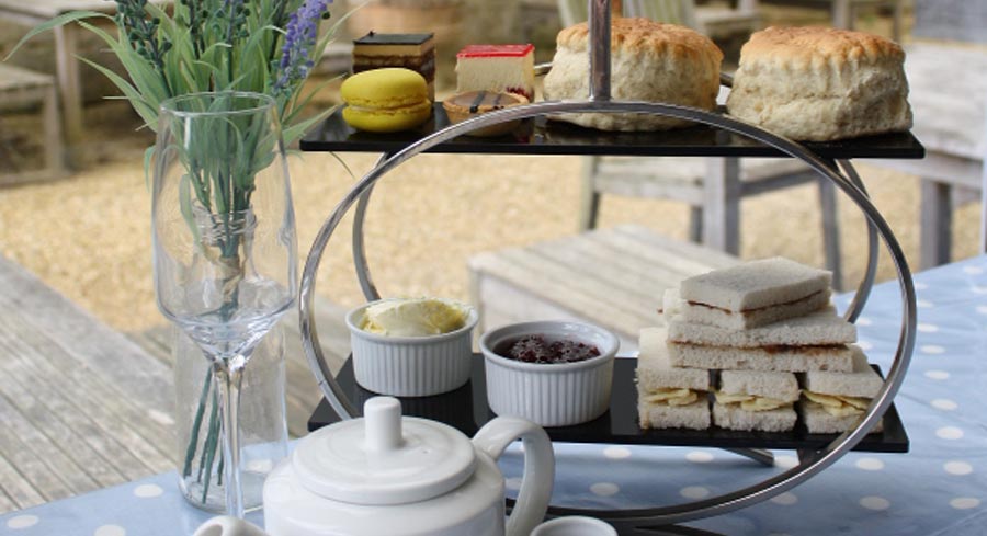 Afternoon tea at Sudeley Castle