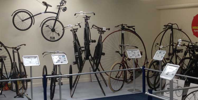 Vintage Bikes at the Oxford Bus Museum