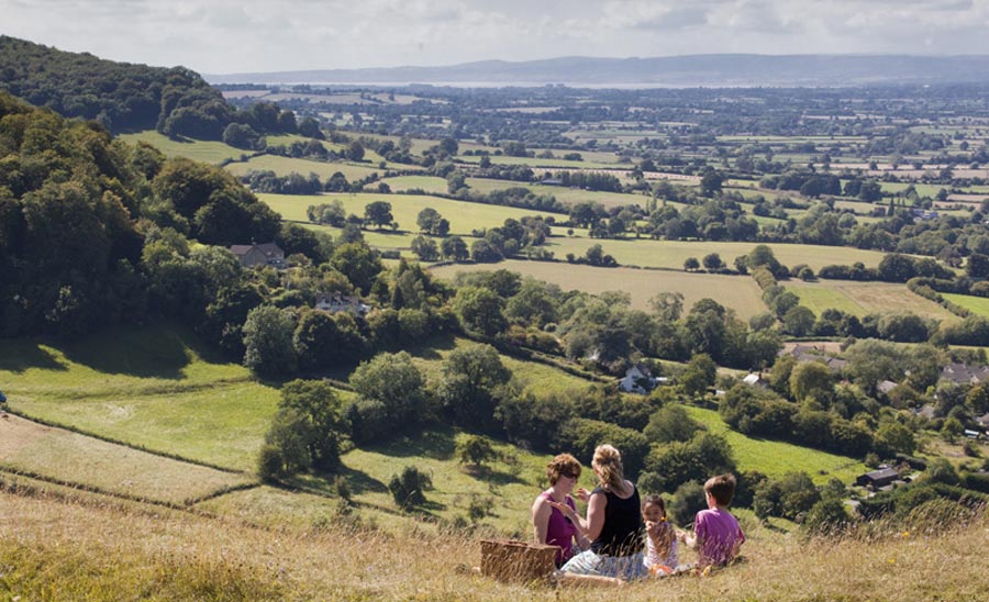 A picnic with a view - Stroud Common.