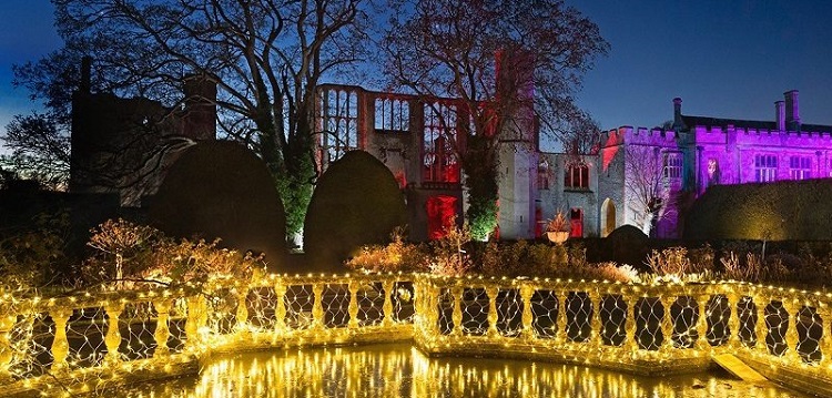 Sudeley Castle's illuminated Festival of Light Trail