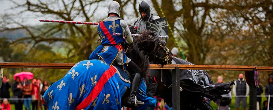Jousting at Sudeley Castle (photo by John Ord)