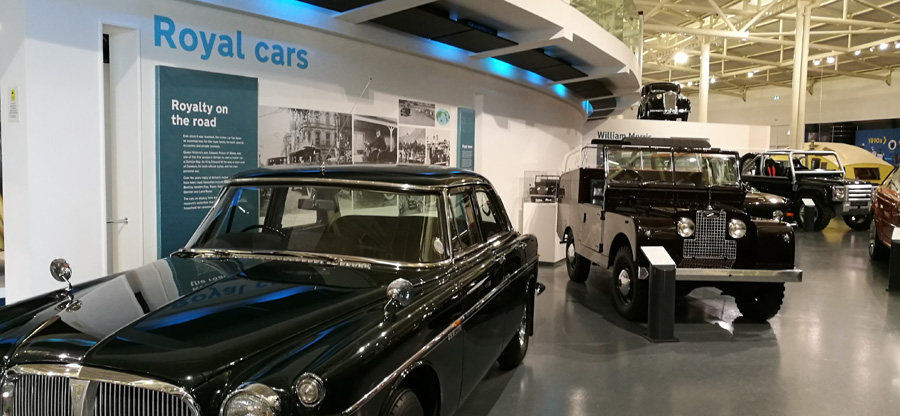 Royal cars at the British Motor Museum
