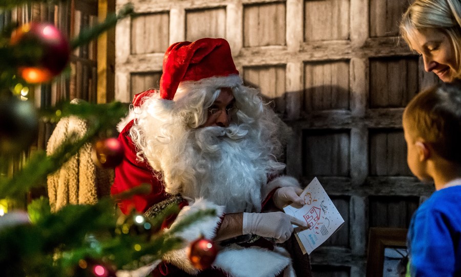 Santa Claus at Adam Henson's Cotswold Farm Park