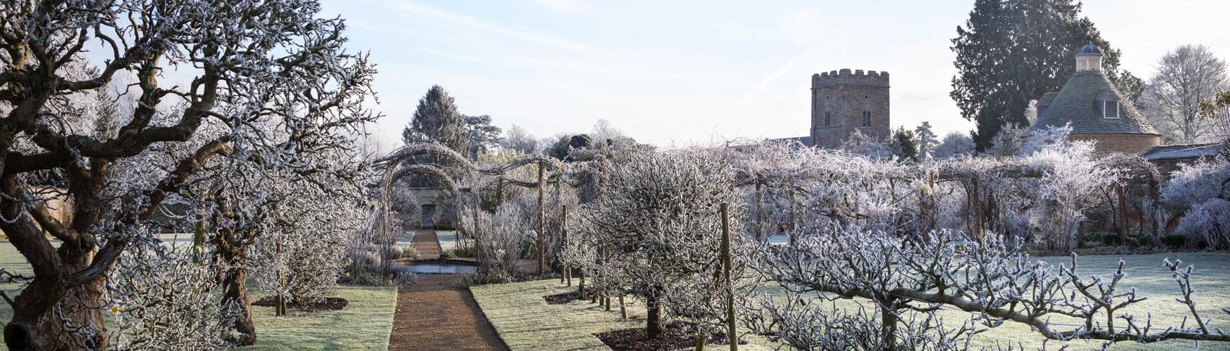 A frosty morning in the gardens of Rousham (photo Andrew Lawson)