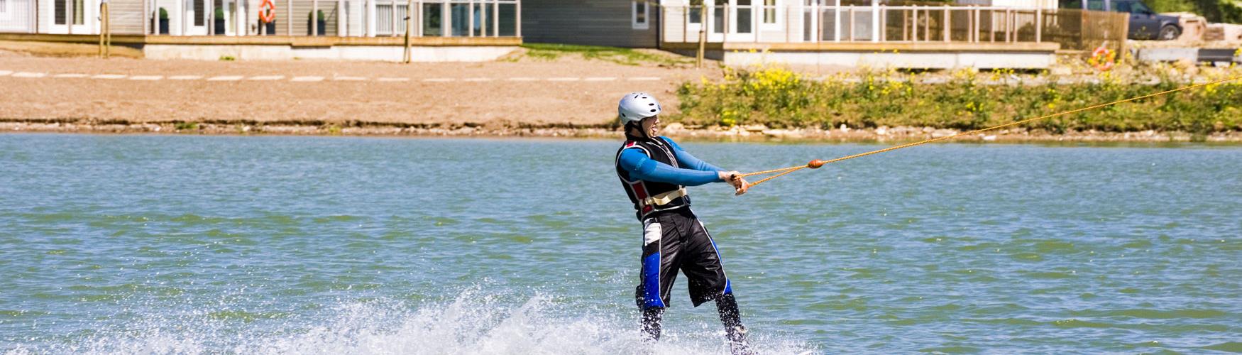 Watersports at Cotswold Water Park